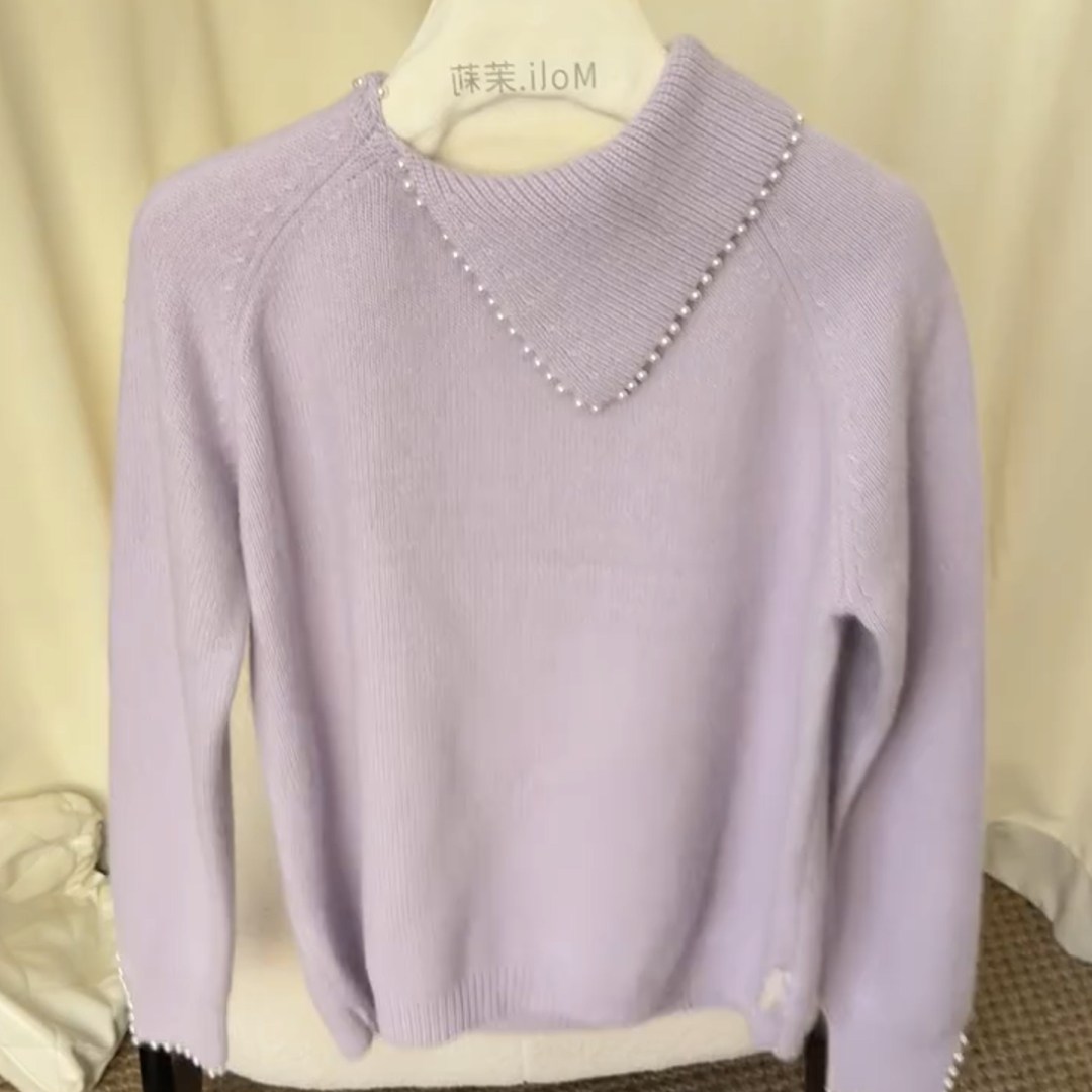 2025冬季新款独特漂亮巨好看氛围感温柔慵懒风气质软糯针织毛衣女,女装/女士精品,大码内搭,淘宝优惠券,粉丝福利购,淘宝优惠卷