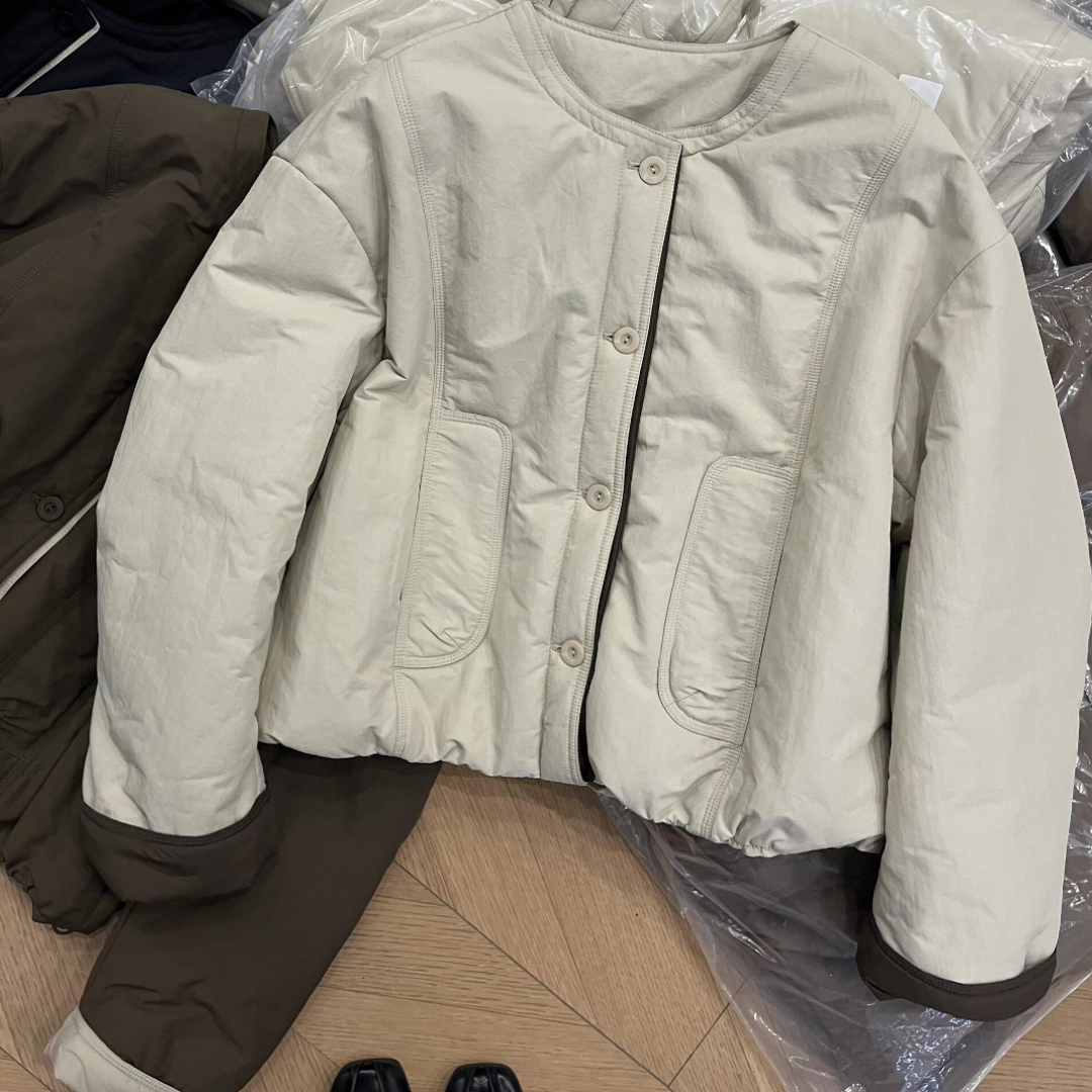 新款小个子加厚保暖减龄洋气棉衣