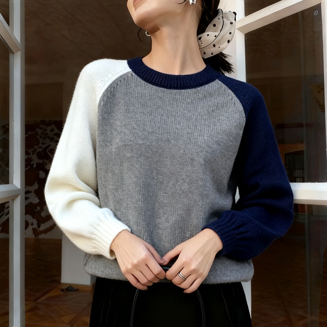 2025冬季新款简约时尚针织上衣冬