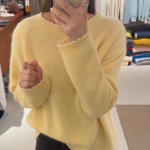 内搭上衣秋冬 洋气独特漂亮经典 温柔风高级感针织毛衣女款 2025新款