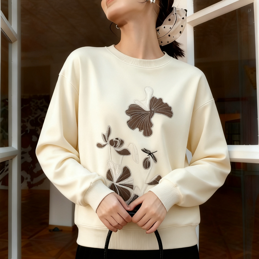 2025秋冬新款宽松休闲小众针织衫