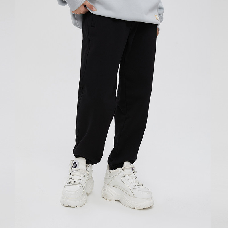 Fun潮牌牛仔裤男2025年秋季新款简约百搭束脚裤宽松休闲针织裤