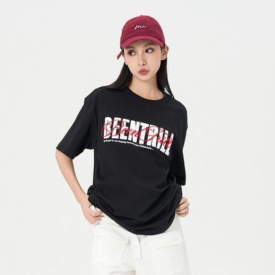 Fun潮牌短袖T恤情侣款2025年夏季BeenTrill系列美式街头休闲上衣