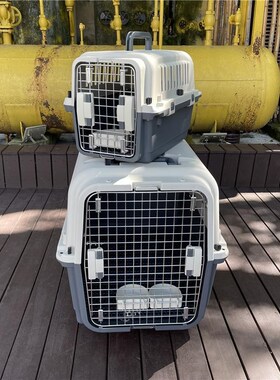 国航宠物航空箱IATA标准箱猫狗托运外出大型犬空运金属铁网包邮