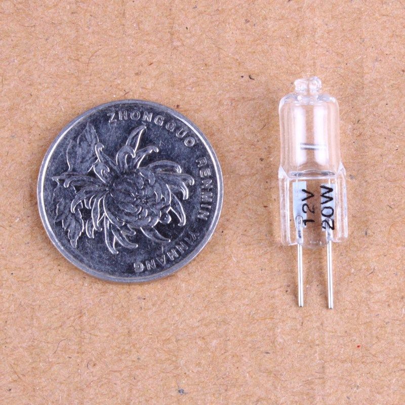 G4卤素灯珠12V20W水晶灯泡镜前灯吊灯香薰灯220V高低压插脚小灯泡图片