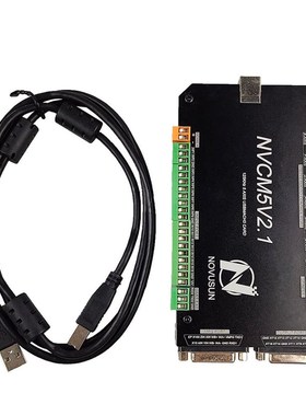 新款USBMACH3接口板3轴4轴五轴6轴控制 mach3控制卡NVCM支持手脉