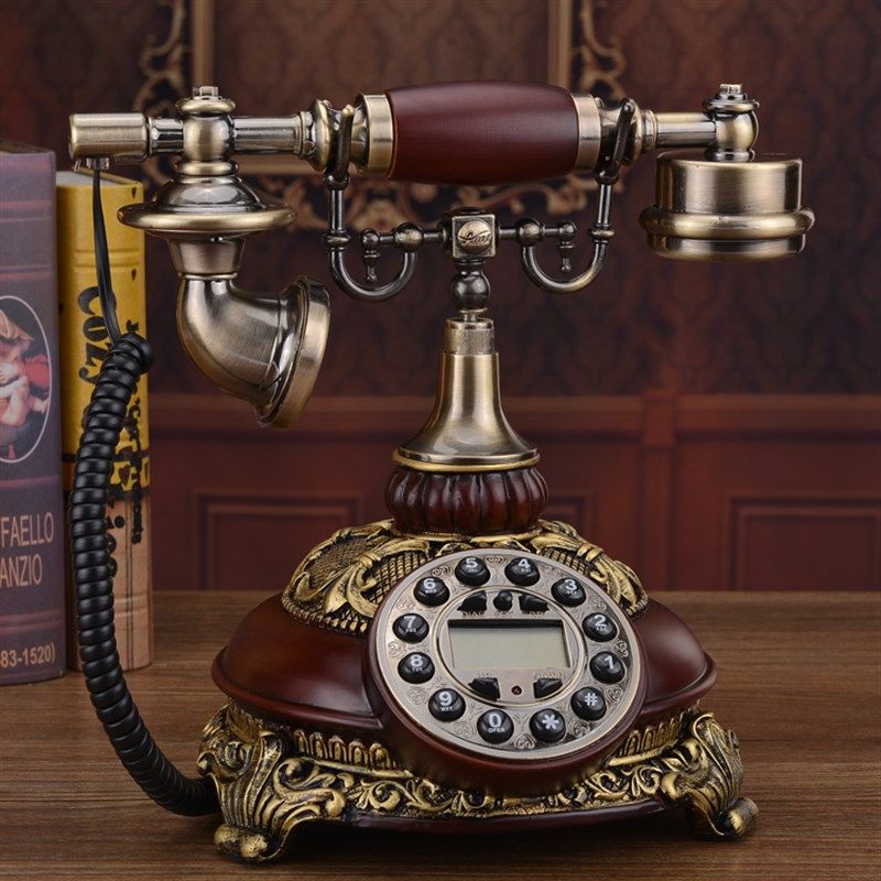 包邮欧式仿古电话机古董复古电话机创意时尚电话田园办公电话座机