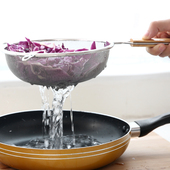 厨房家用超细滤油网小网勺网筛不锈钢漏勺果汁豆浆油炸漏网过滤网