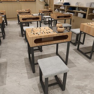 象棋桌椅围棋棋桌餐两用棋盘棋社幼儿园小学培训桌量大工厂