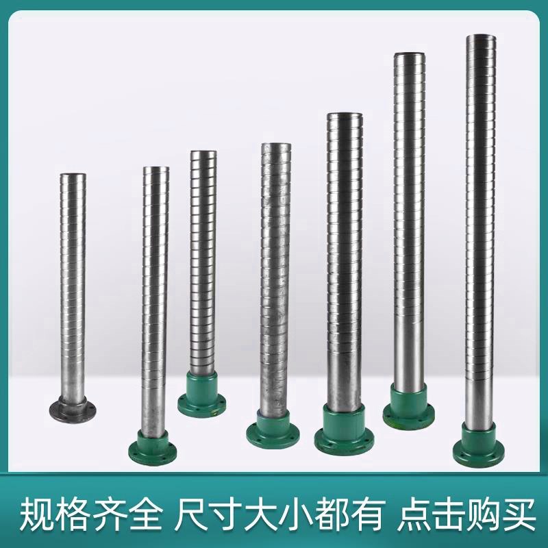 台钻立柱60-63-70-85MM台式钻床配件带螺纹机械钢管手轮带法兰