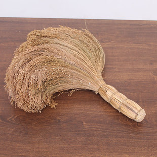 红白事黍子苗笤帚手工老式扫帚传统糜子手工编织扫把扫尘土炕