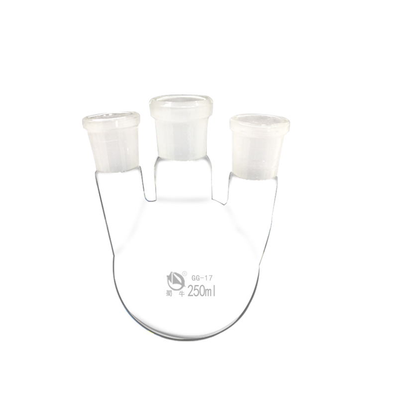 三口烧瓶0/0ml/1000/2000ml圆底烧瓶直斜多颈烧瓶三口瓶实验