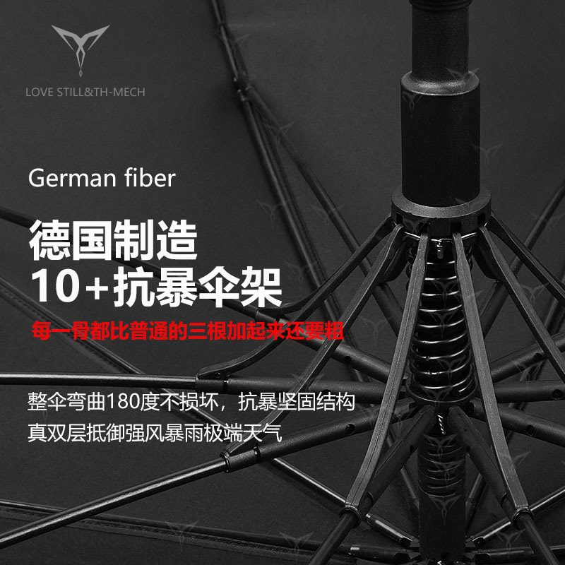 天珩层自动雨伞长柄超大号加固结实抗暴风雨男士商务伞定制,居家日用,伞,淘宝优惠券,粉丝福利购,淘宝优惠卷