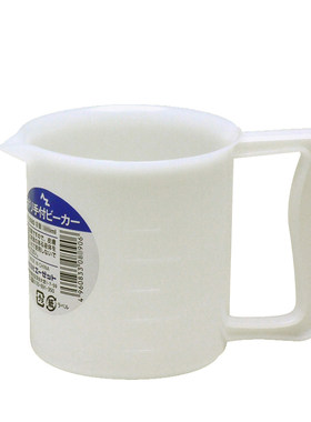 AZ 带把手塑胶烧杯 塑胶容器 实验量杯 带刻度 500ml  B081