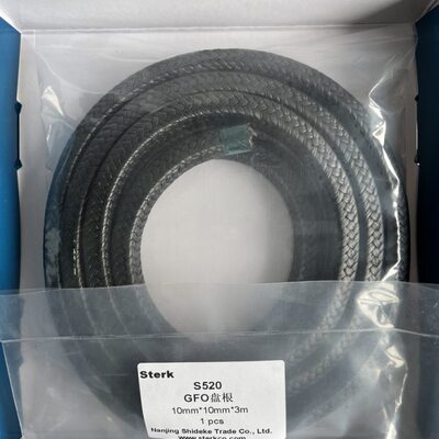黑四氟盘根GFO盘根填料石墨填充PTFE盘根高速旋转泵用Sterk S520