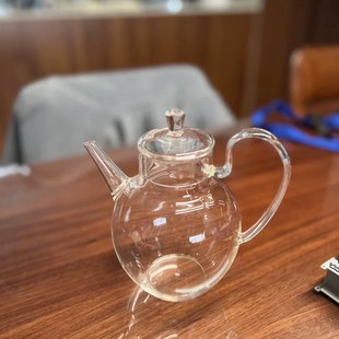 高硼硅仿宋耐热玻璃壶绿茶壶可过滤侧把壶大号冷泡茶壶家用花茶壶