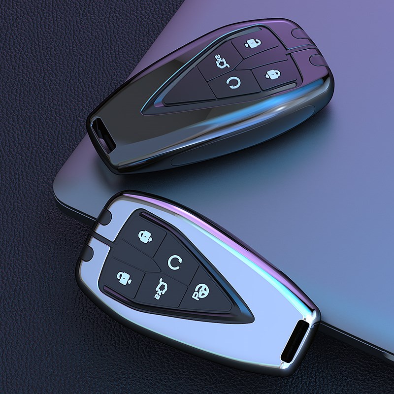 适用2023款长安univ车钥匙套unik车cs55逸动plus壳unit包cs75plus