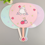 圆形大号手拿扇 卡通扇子 扑扇清凉扇手摇扇子夏季