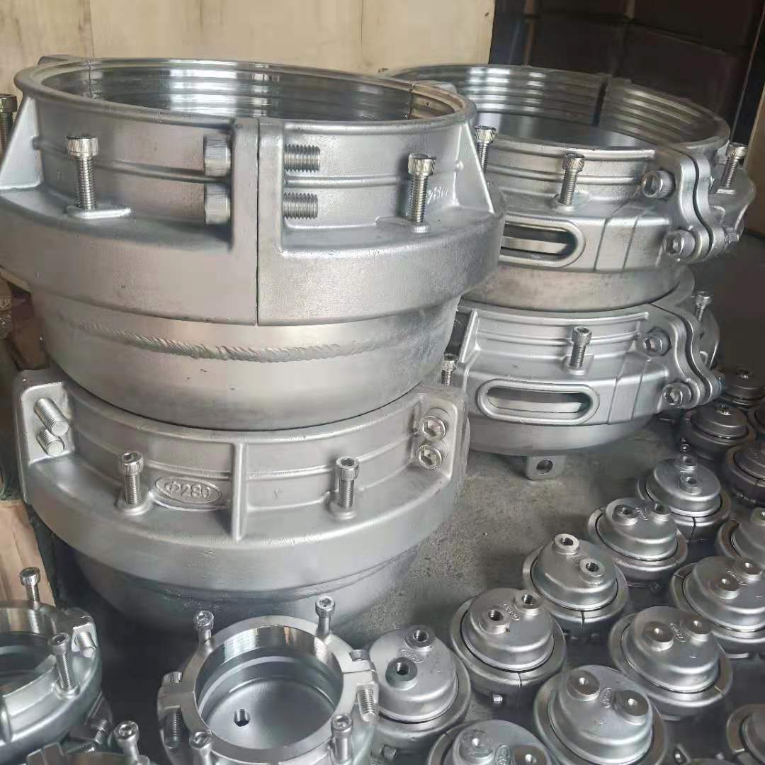 304不锈钢管材耐压试验机卡具静液压夹具通用塑料管材A型堵头防爆