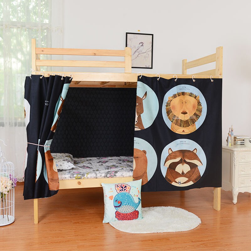 宿舍床帘大学生寝室加厚遮光透气宇航员床幔上铺下铺档风保暖帘子