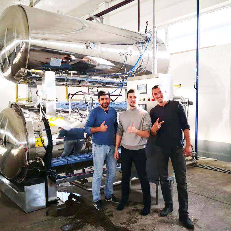 日通机械现货卡通馒头全自动杀菌锅真空包装牛肉干小型灭菌锅设备