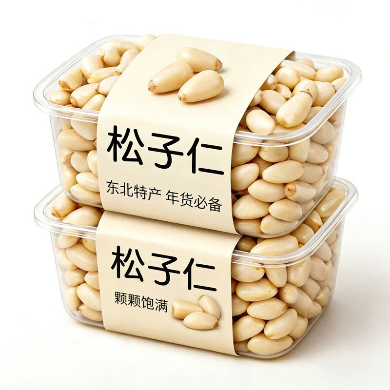 东北松仁粒松子仁原味2026新货熟生无添加特级特大东北长白山松子
