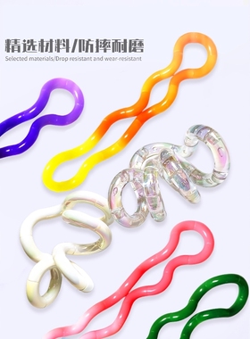 Tan官方正版gle水晶扭扭乐盲盒解压玩具ADHD专注力训练神器小玩具