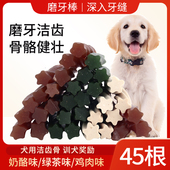 宠物狗狗零食磨牙洁牙棒45根 泰迪比熊中小型成幼犬 耐咬训犬奖励