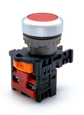 天得平头电源启动停止自复位自锁按钮开关TN2BFG-1AB红绿色22mm