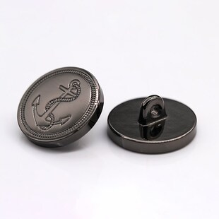 金属圆形衬衫大衣毛衣手缝扣船锚海军风扣子英伦风纽扣高档奢华