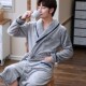 珊瑚绒男睡衣大码 晨袍2021年新款 加厚 浴袍秋冬季 睡袍法兰绒男士