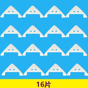 窗户 擦玻璃器替只毛毡换清洁强磁擦玻璃器加大配件棉家用16装