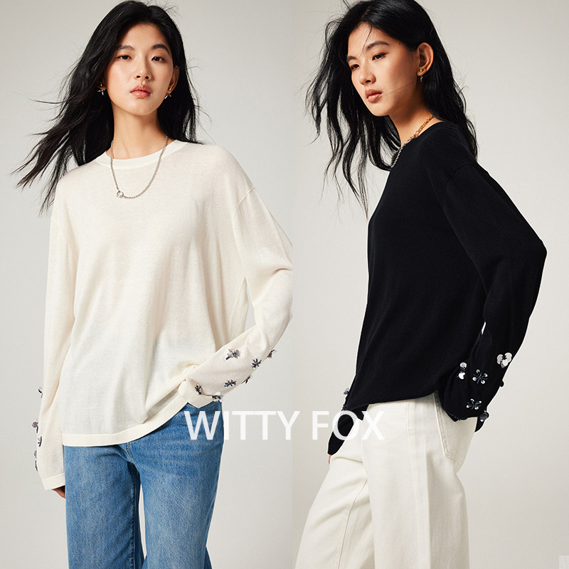 WITTYFOX篙阶手工坊系列毛针织衫