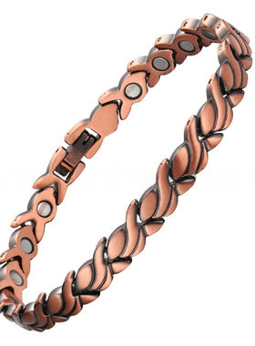 钻纯新款时尚紫铜脚链