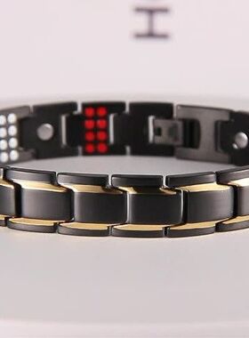 磁性饰品能量钢手链不锈钢钛