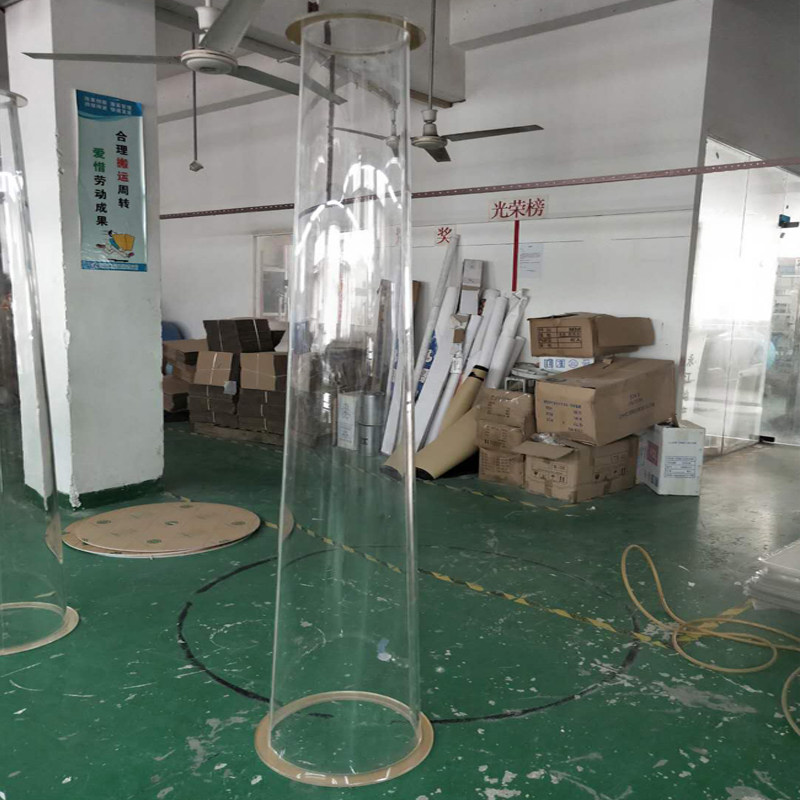 高透明亚克力有机玻璃管定制加工热弯切割封底实验制品定制