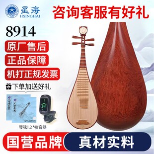 琵琶乐器8914 琵琶 奥氏黄檀木材质专业演奏X级酸枝木琵琶