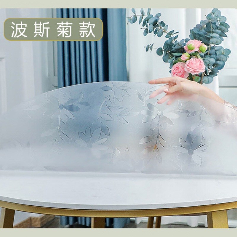 圆形PVC透明防烫圆桌玻璃透明免洗桌面圆桌面隔热餐桌垫