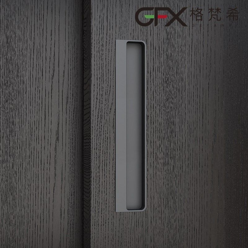 移动门无轨幽灵门拉手厨房卫生间推拉门把手吊轨推拉巴士门暗扣手