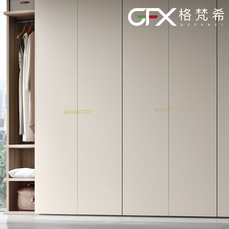 22/25板厚衣柜门隐形意式窄边拉手内嵌开槽隐藏高门暗扣黑色把手