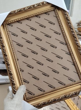 24寸实木相框画框欧式豪华宽边40x60cm内径镜框含有机玻璃