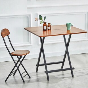 ~牌桌方桌4人6歺卓餐桌小户型6060方M桌折叠餐枱80乘80面板