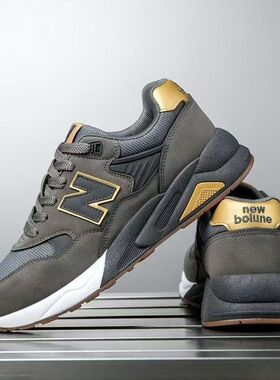 运动鞋男鞋春秋鞋子新款n字580透气休闲跑步鞋男士网面老爹鞋潮鞋