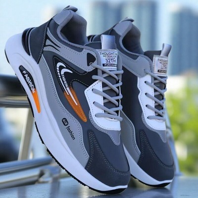 加绒秋冬新款皮面防水运动鞋男鞋