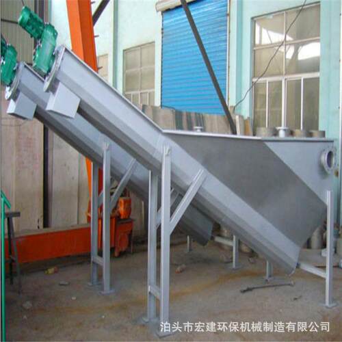 不锈钢沙水分离器螺旋式砂水分离机沉砂池泥沙固液分离设备