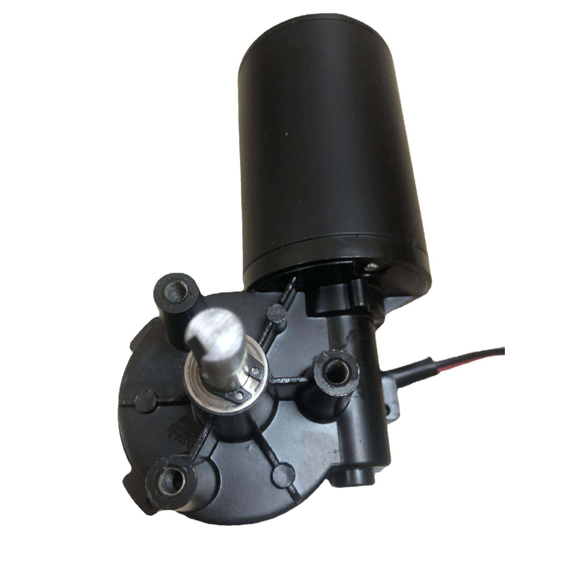 全黑涂装直流电机24V直流减速电机永磁电动机家居智能化改造