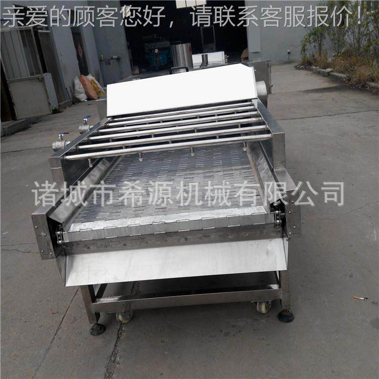 红薯豆片漂土烫流水 蒸汽线加芦笋热ICR金瓜蒸煮机 杀青机厂家
