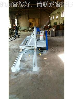 具包装箱圆木木锯推台工业硬QK-65杂木带锯机家板工原木材料锯切