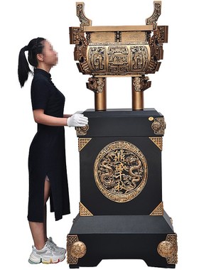 金属落地鼎摆件鼎盛千秋公司酒店宾馆企业庆典乔迁新店铺开业礼品