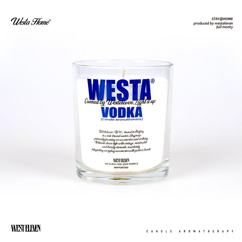 WESTELEVEN W11STA联名 VODKA 香薰蜡烛海盐鼠尾草大豆蜡无烟香氛